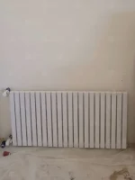 رادیاتور پره ای افقی استیل مدرن سفید