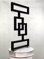 رادیاتور حوله خشک کن استیل مدل سپیدار با پروفیل 40 × 40