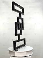 رادیاتور حوله خشک کن استیل مدل سپیدار با پروفیل 40 × 40