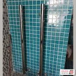 رادیاتور و حوله خشک کن استیل استوانه ای استخری + آویز حوله و لباس
